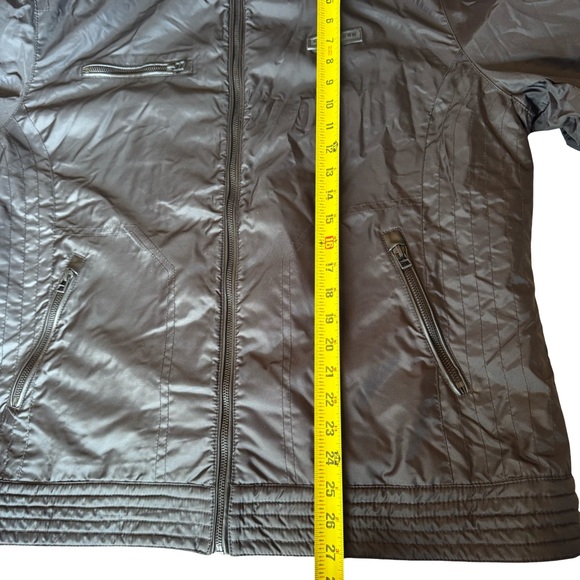 Land Rover Black Racing Driving Jacket Women’s Sz 16 England Jaguar Nylon Zip - Picture 14 of 16
